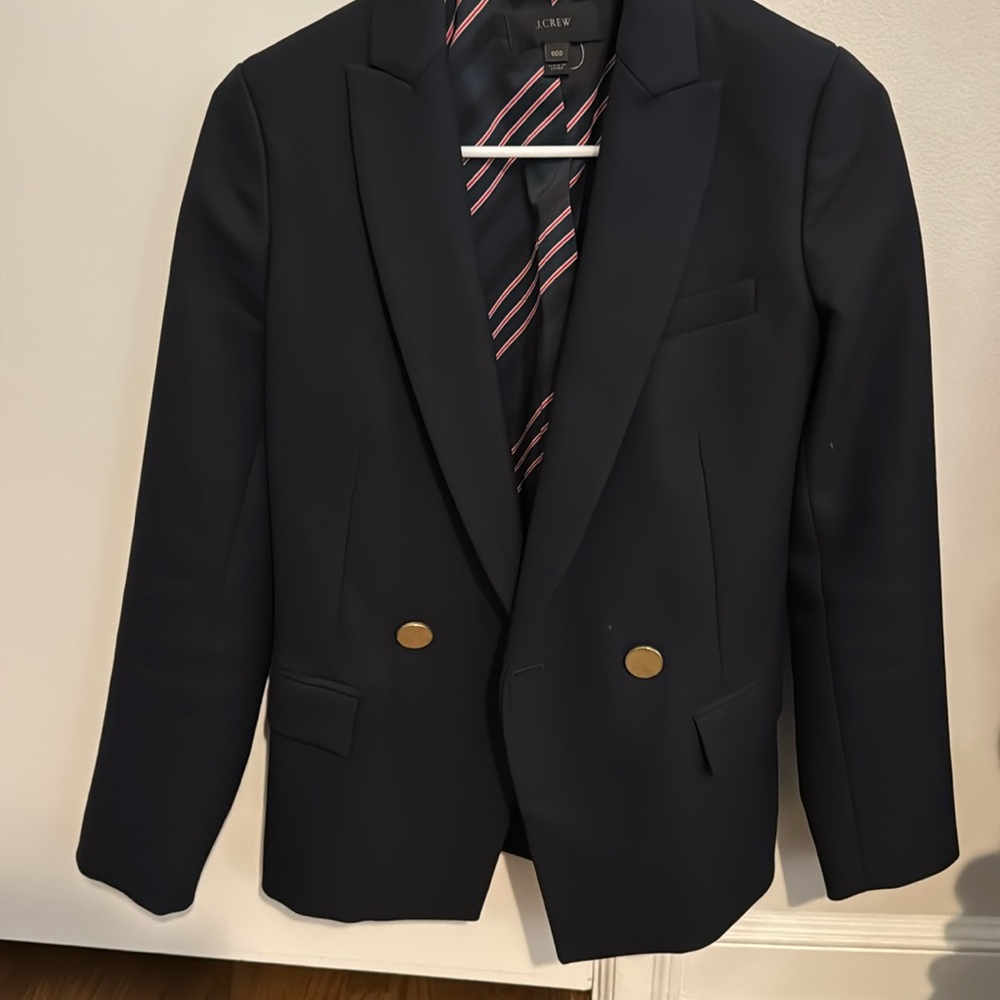 100% Wool Navy Blazer